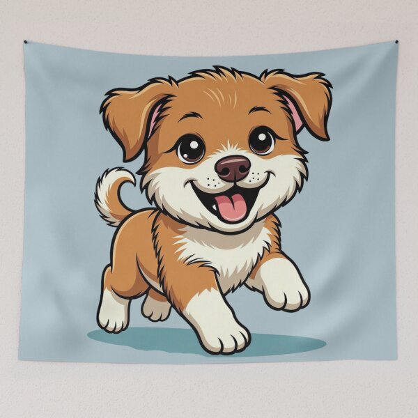 Item preview, Kawaii Happy Puppy,Puppy Smiles designed and sold by OLYUS.