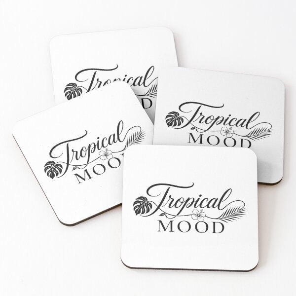 Item preview, Tropical Mood Typography design designed and sold by tahminsdesign25.