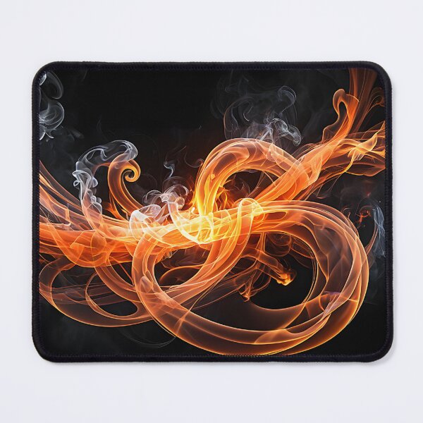 Item preview, Cinematic Fire Flow Panoramic Abstract designed and sold by CuteSlothWorld.