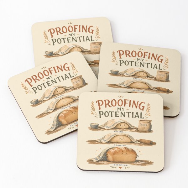 Item preview, Proofing My Potential Funny Bread Growth Journey designed and sold by VIVID COLORS CLUB.