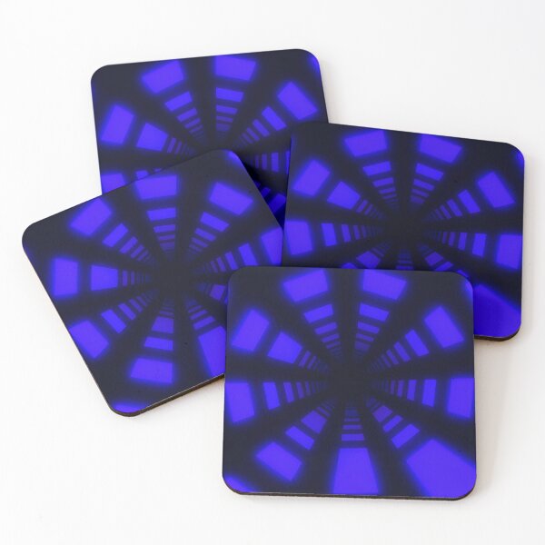 Item preview, Blue Circular Tunnel & Glowing Lights designed and sold by Electric Shock!! Design.