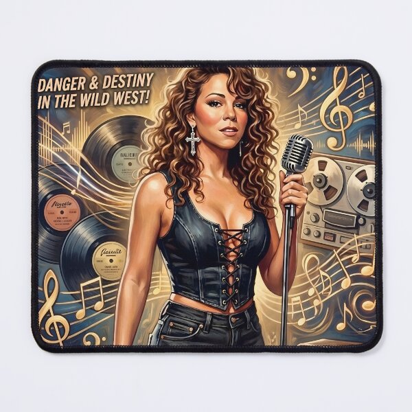 Item preview, Mariah Carey Hand-Drawn Music Portrait designed and sold by ARTROGAN.