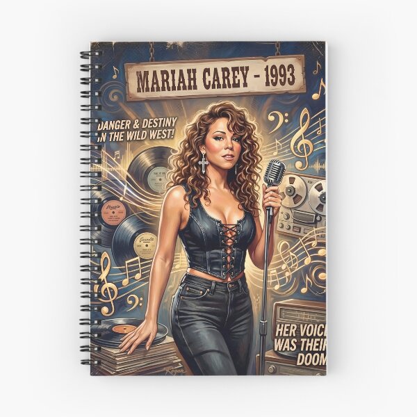 Item preview, Mariah Carey Hand-Drawn Music Portrait designed and sold by ARTROGAN.