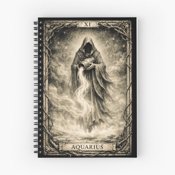 Item preview, Aquarius Zodiac Tarot designed and sold by CatacombCreative.