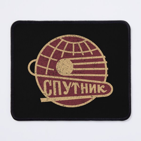 Item preview, Sputnik Soviet Space Program Retro USSR Emblem Badge designed and sold by Maljonic.