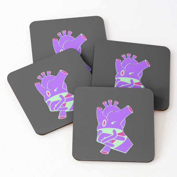 Item preview, HEARTBITE Locked Up – Purple Vampire Heart designed and sold by Saavaedra .
