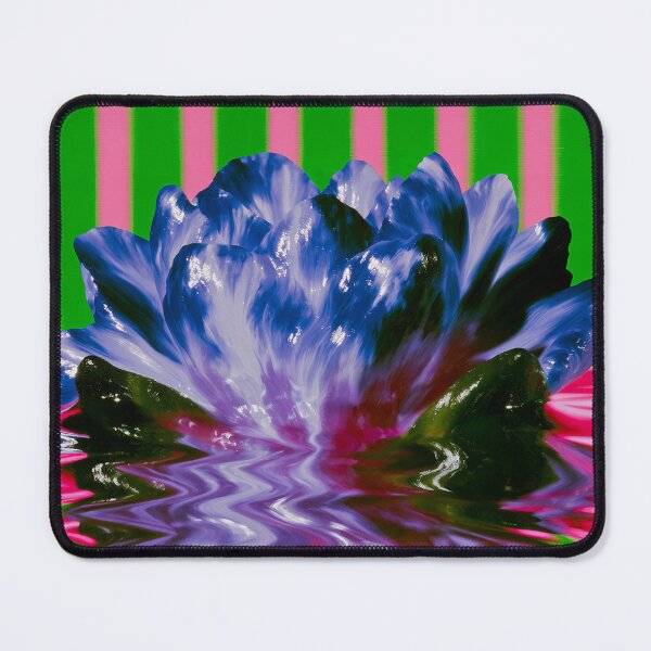 Item preview, Psychedelic Blue Lotus Ripple Bloom designed and sold by bubblegoth.