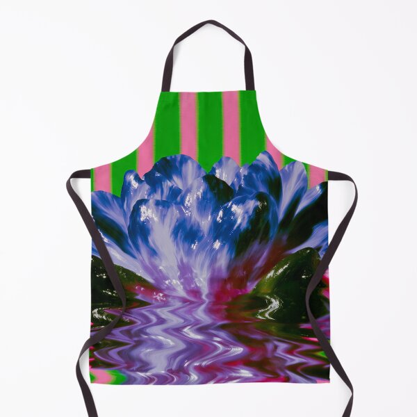 Item preview, Psychedelic Blue Lotus Ripple Bloom designed and sold by bubblegoth.
