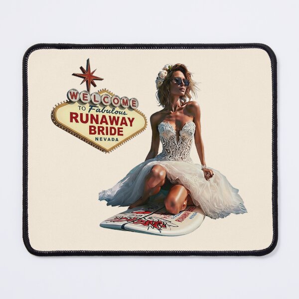 Item preview, Las Vegas Vintage Bride Surfboard designed and sold by Voodoo Store Paranormal Collections.