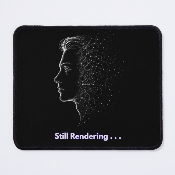 Item preview, Still Rendering - Digital Human Mind Aesthetic Art designed and sold by GLITCH & SOUL.