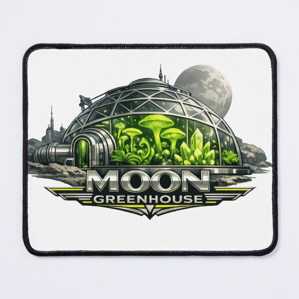 Item preview, Chrome Neo Deco Moon Greenhouse Aliencore Graphic designed and sold by TheRealTaria.