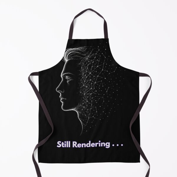 Item preview, Still Rendering - Digital Human Mind Aesthetic Art designed and sold by GLITCH & SOUL.