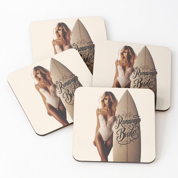 Item preview, Glamour Blonde Swimsuit Surfboard Vacation designed and sold by Voodoo Store Paranormal Collections.
