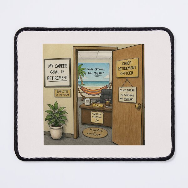 Item preview, My career goal is retirement. designed and sold by CinemaChronik.