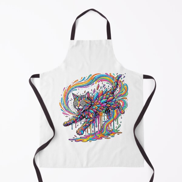 Item preview, Psychedelic Crystal Pounce designed and sold by CatstheticShop1.