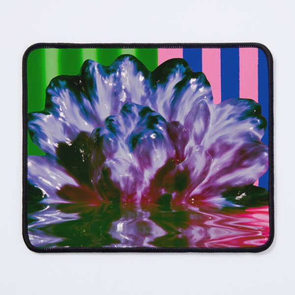Item preview, Neon Psychedelic Flower Reflection designed and sold by bubblegoth.