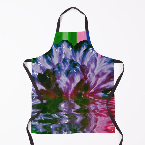 Item preview, Neon Psychedelic Flower Reflection designed and sold by bubblegoth.