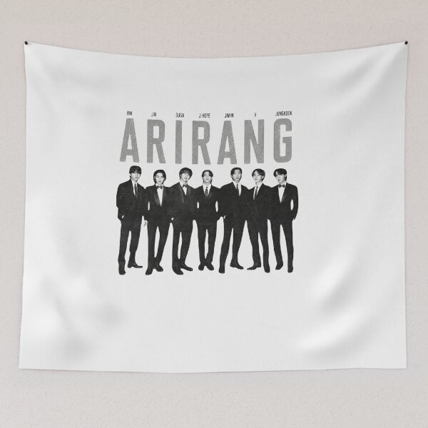 Item preview, BTS Arirang Retro Aesthetic Shirt, Bangtan Boys Vintage Tee, Kpop Fashion Graphic Shirt, BTS Fan Merch, Comfort Colors Shirt designed and sold by BerryHand.