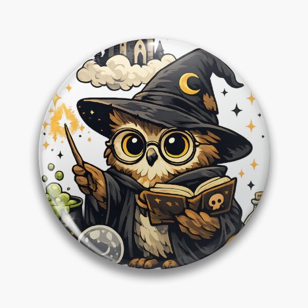 Item preview, Wise Little Spellcaster designed and sold by Santuário da Bicharada.