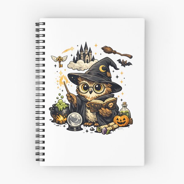 Item preview, Wise Little Spellcaster designed and sold by Santuário da Bicharada.