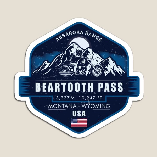 Item preview, Beartooth Pass Motorcycle| Absaroka Range Montana Wyoming Scenic Ride Design designed and sold by Vale150.