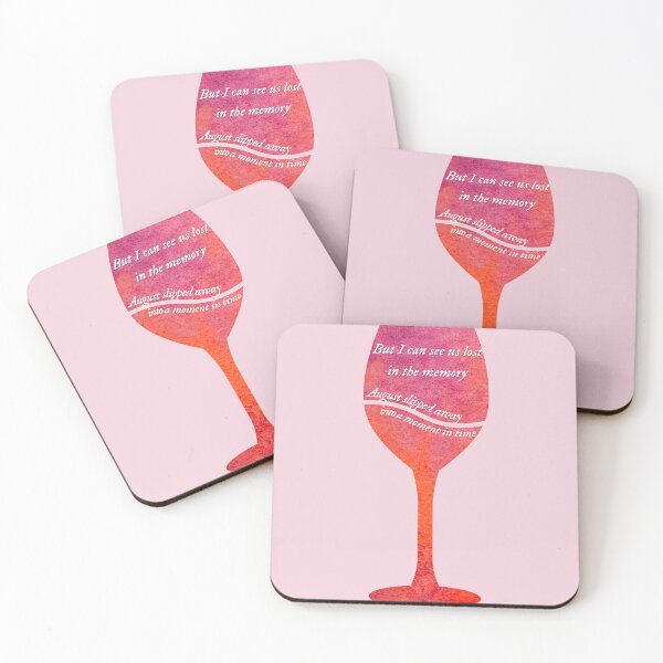 Item preview, August slipped away like a bottle (glass) of wine designed and sold by taylorvinyls.