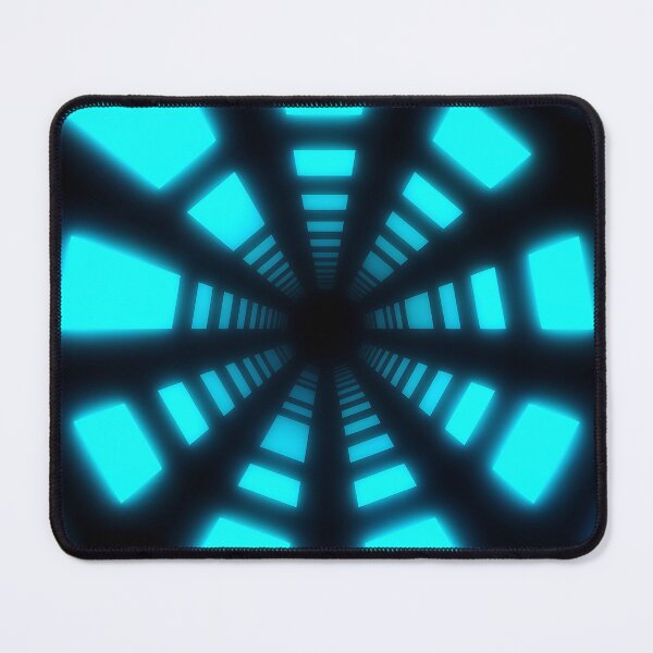 Item preview, Cyan Circular Tunnel & Glowing Lights designed and sold by Electric Shock!! Design.