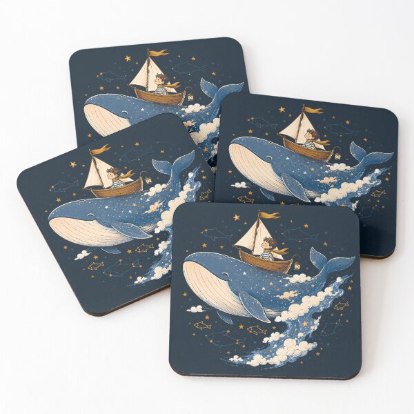 Item preview, Celestial Whale and Sailboat Storybook Adventure designed and sold by VIVID COLORS CLUB.