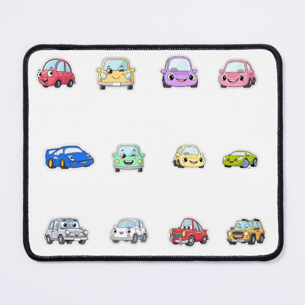Item preview, Cute Kawaii Crtoon Cars Sticker Sheet designed and sold by KAWAII STUDIO NB.
