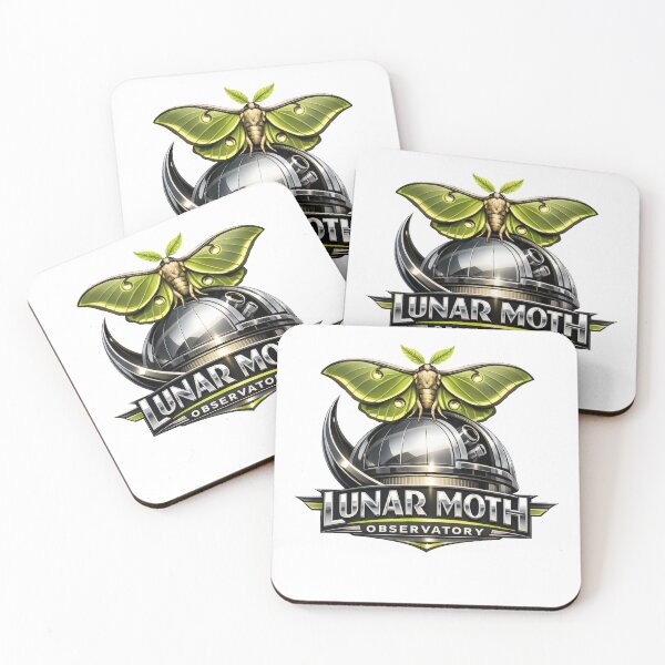 Item preview, Chrome Neo Deco Lunar Moth Observatory Aliencore Graphic designed and sold by TheRealTaria.