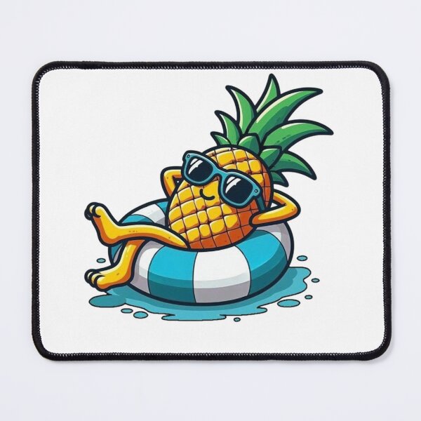 Item preview, Summer Chill Pineapple Wearing Sunglasses Pool Float designed and sold by Jo Graphics.