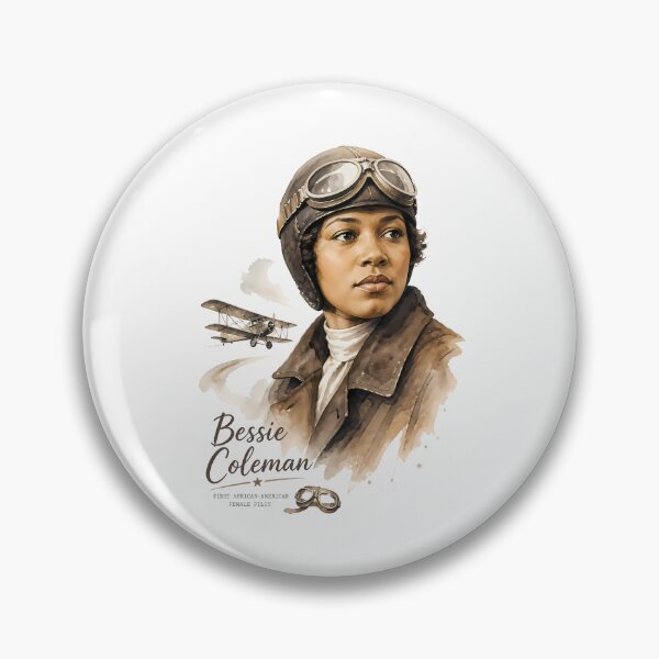 Item preview, Bessie Coleman designed and sold by Sarcastic designs.