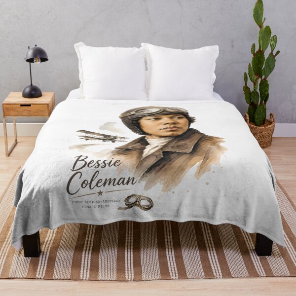 Item preview, Bessie Coleman designed and sold by Sarcastic designs.