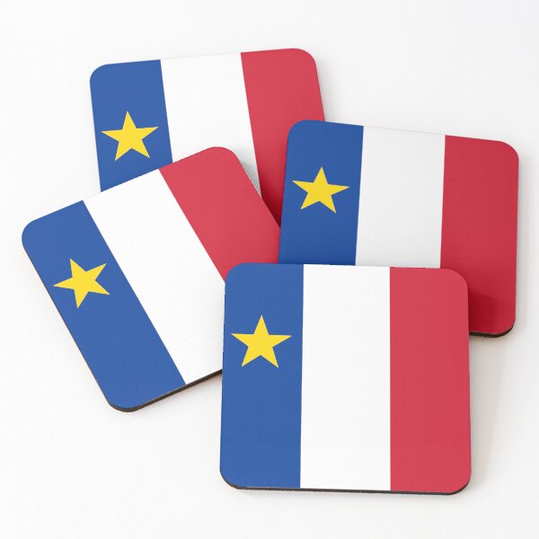 Item preview, Acadian Flag of Acadia designed and sold by FlagsandSymbols.