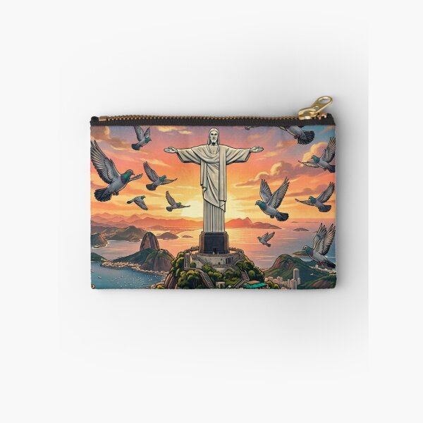 Item preview, Rio de Janeiro Pigeon Vintage Travel Poster designed and sold by azule1.