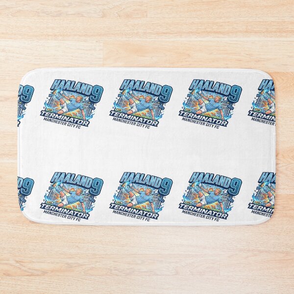 Item preview, Erling Haaland Goal Machine Sticker | Manchester City Football Fan Art | Soccer Legend Retro Sports Design designed and sold by Art Wave Studio.