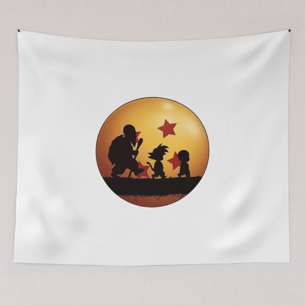 Item preview, Martial Arts Master and Young Students Sunset Silhouette Ball designed and sold by Snowdog-Art.