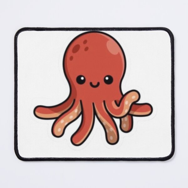 Item preview, Cute Kawaii Baby Octopus Smiling Ocean Animal designed and sold by Jo Graphics.