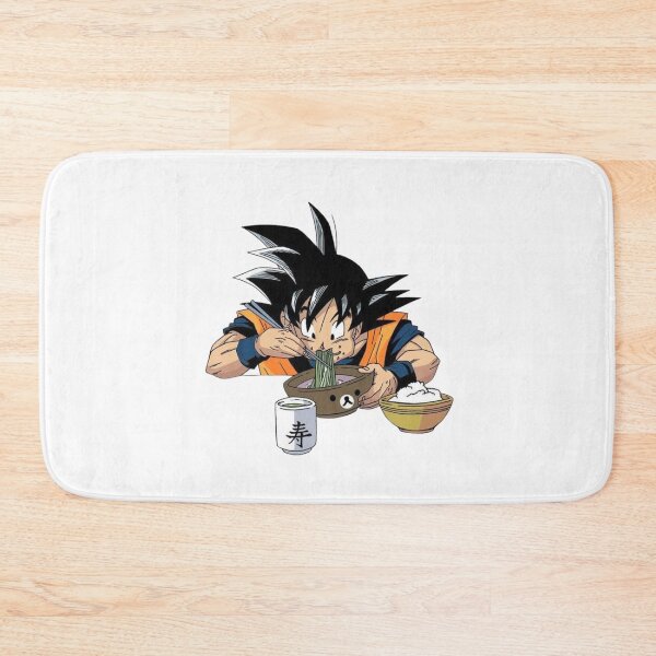 Item preview, Hungry Spiky Haired Saiyan Devouring Giant Noodle Bowl designed and sold by Snowdog-Art.
