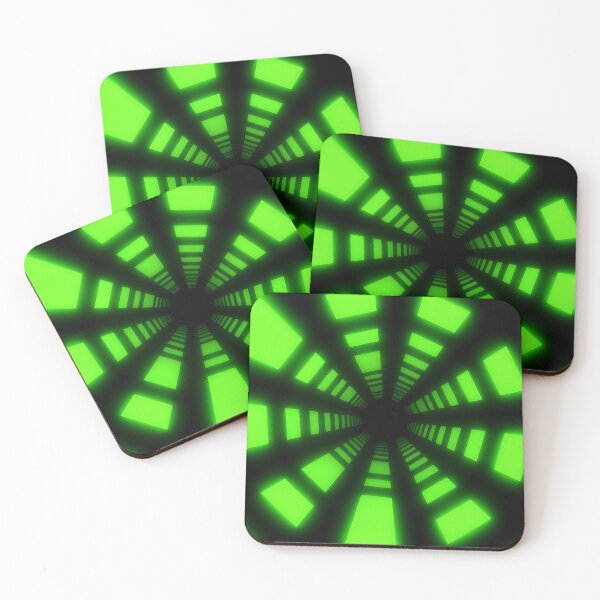 Item preview, Green Circular Tunnel & Glowing Lights designed and sold by Electric Shock!! Design.