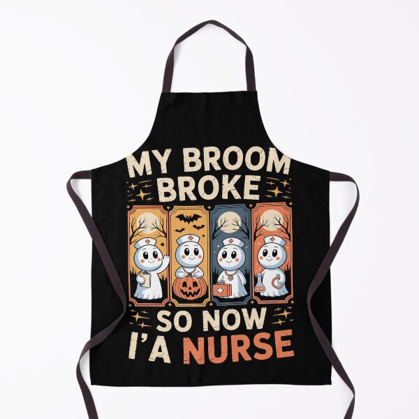 Item preview, MY BROOM BROKE SO NOW I’M A NURSE designed and sold by jkrphoto.