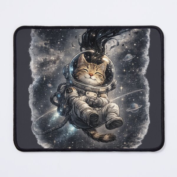 Item preview, Cat in Space - Finally, peace and quite designed and sold by DreamCloths12.