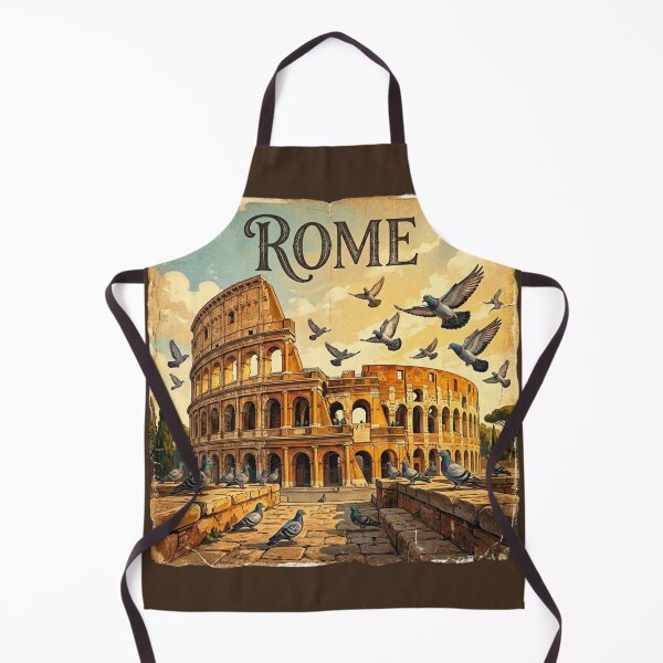 Item preview, Rome Pigeon Vintage Travel Poster designed and sold by azule1.