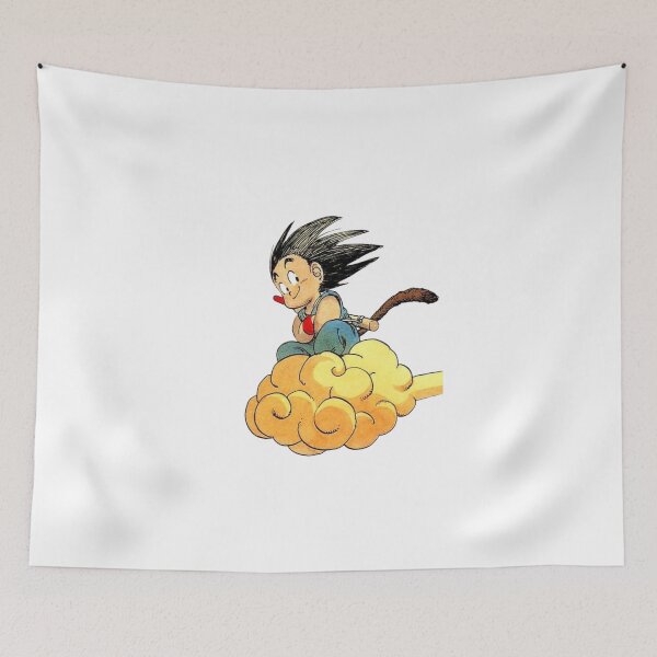 Item preview, Happy Flying Tail Boy on Yellow Magic Cloud designed and sold by Snowdog-Art.