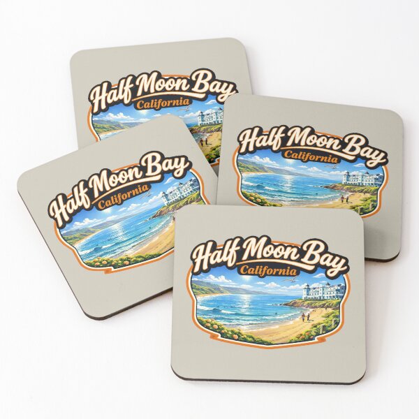 Item preview, Half Moon Bay, California - Coastal Town designed and sold by Myra365Art.