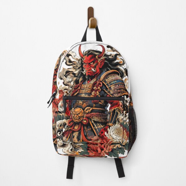 Item preview, Red Oni Samurai Warrior | Japanese Demon Armor Folklore Art designed and sold by kaxymax.