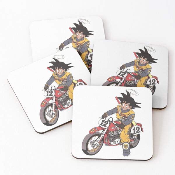 Item preview, Héroe fallecido de las artes marciales montando una motocicleta de carreras clásica designed and sold by Snowdog-Art.