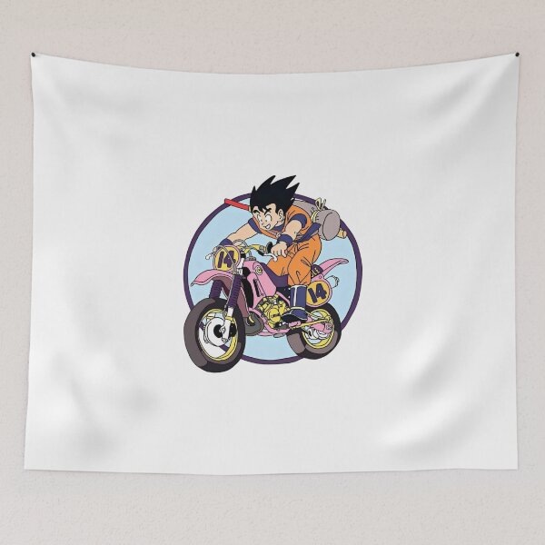 Item preview, Orange Gi Fighter Racing on Pink Dirt Bike Emblem designed and sold by Snowdog-Art.