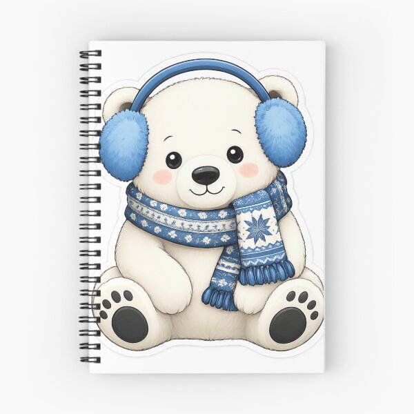 Item preview, Cozy Winter Polar Bear designed and sold by Funky Fable studio.