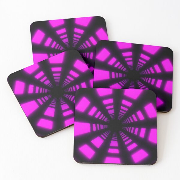 Item preview, Magenta Circular Tunnel & Glowing Lights designed and sold by Electric Shock!! Design.
